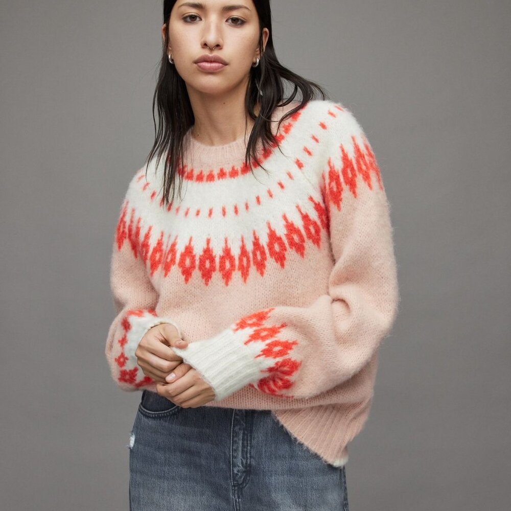 AllSaints Falka Fairisle Jumper Sweater